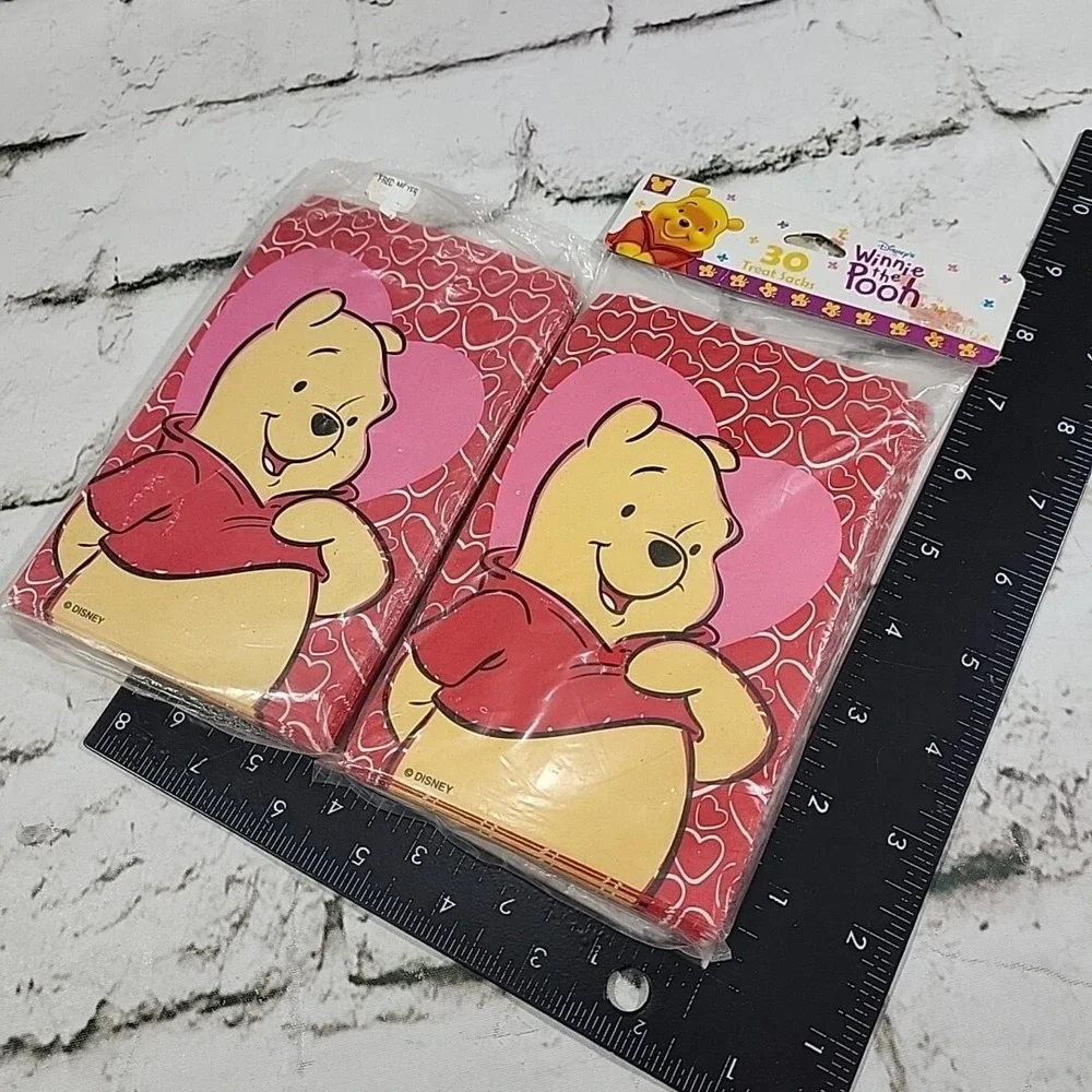 Vintage Winnie The Pooh Treat Sacks 2 Packages One New one Open Partial
